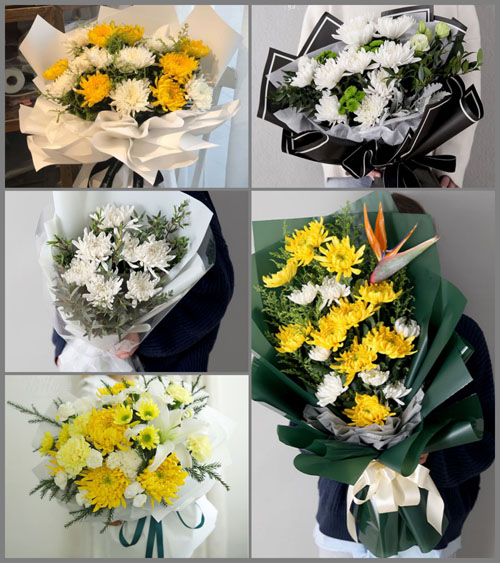 河南南阳卧龙区潦河坡镇李庄村白事花束代送